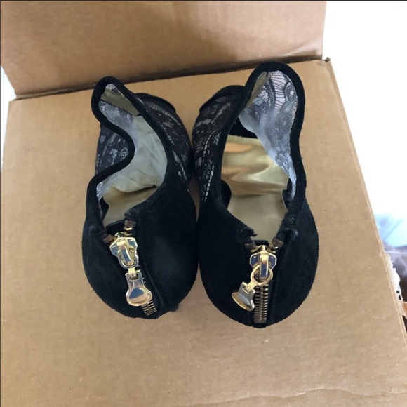 SOLD EBAY Black Lace Pump Stiletto High heel Size - Picture 5 of 7